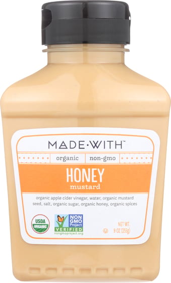 Made With Organic Mustard Honey, 9 Oz