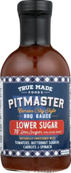 True Foods: Vegetable Bbq Sauce Low Sugar, 18 Fl Oz
