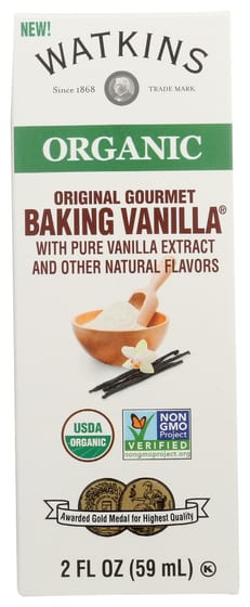 Watkins: Extract Vanilla Bak Org, 2 Fo