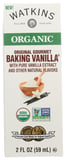 Watkins: Extract Vanilla Bak Org, 2 Fo