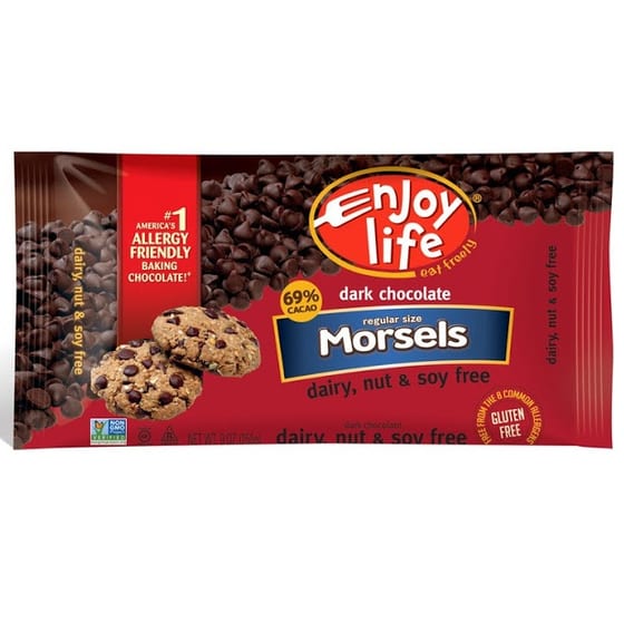 Enjoy Life - Baking Chocolate - Morsels - Dark Chocolate - 9 Oz - Case Of 12