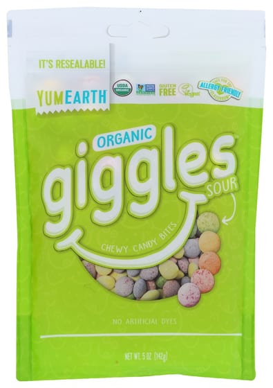 Yumearth: Candy Sour Giggles Org, 5 Oz
