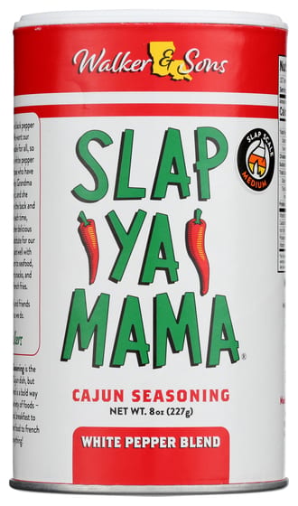 Slap Ya Mama: Cajun Seasoning White Pepper Blend, 8 Oz