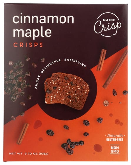 Maine Crisp: Crisps Cinnamon Maple, 3.7 Oz