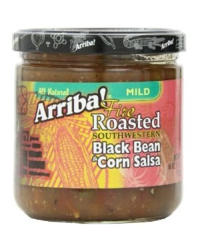 Arriba! Fire Roasted Southwestern Black Bean & Corn Salsa (6x16Oz)