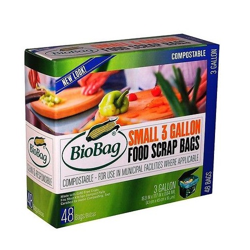 BioBag Biobag 13 Gallon Compostable Kitchen Bag - 48 pk