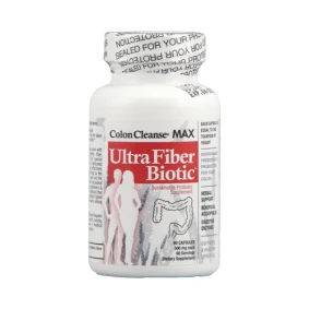 Health Plus Colon Cleanse MAX Ultra Fiber Biotic 500 Mg (60 Capsules)