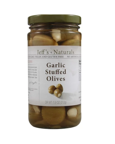 Jeff's Natural Jeff's Natural Jalapeno Stuffed Olives - Jalapeno Stuffed Olives - Case Of 6 - 7.5 Oz.