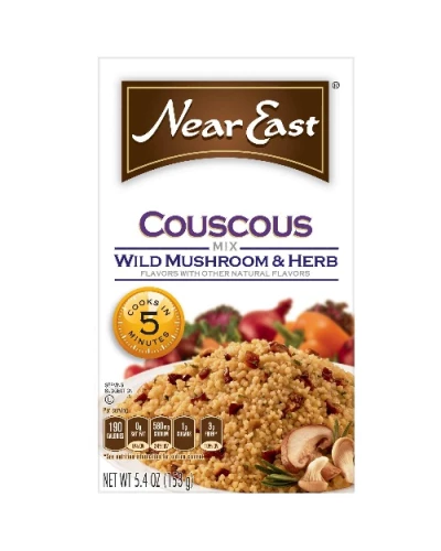 Near East Couscous Mix - Wild Mushroom And Herb - Case Of 12 - 5.4 Oz.