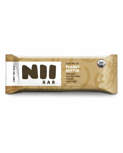 Nii Organic Peanut Butter Bar (12x1.8 OZ)