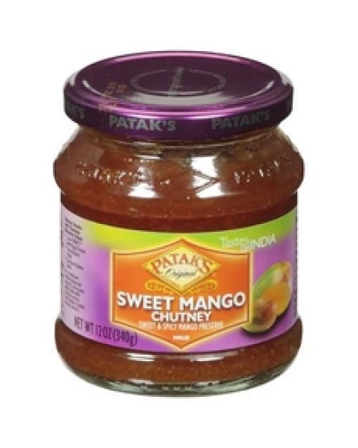 Pataks Chutney - Sweet Mango - Mild - 12 Oz - Case Of 6