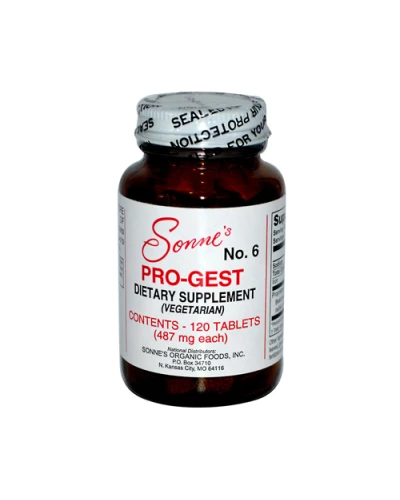 Sonne's Pro-Gest Vegetarian No 6 (1x120 Tablets)