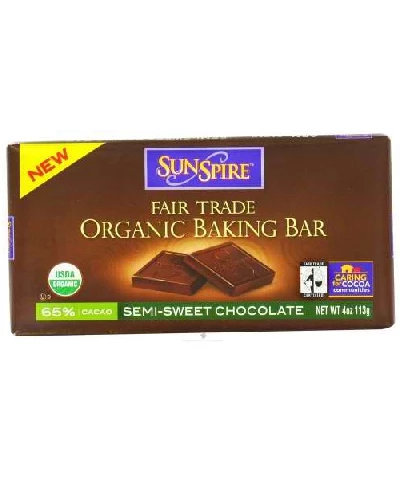 Sunspire Semi Sweet Bake Bar (12x4OZ )