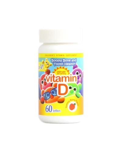 Yum V's Vitamin D Jellies Yummy Berry (60 Chewables)