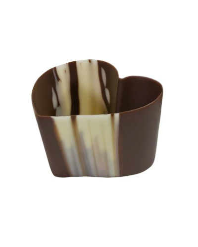 Mona Lisa Chocolate Cup Marbled Heart, 2.47 Oz