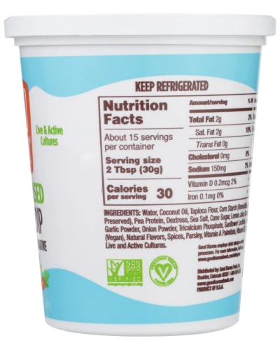 Good Karma Plant-based Ranch Dip, 16 Oz - Image 2