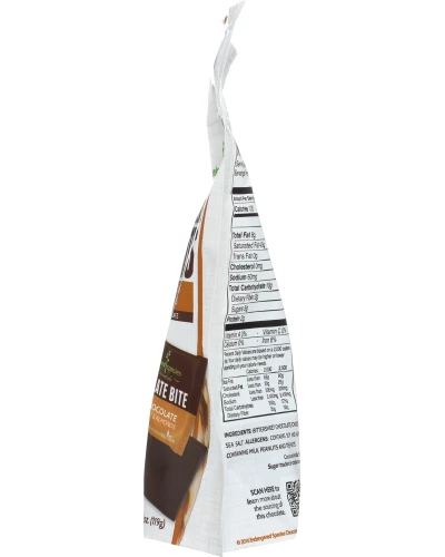 Endangered Species Chocolate Bites Dark Chocolate With Sea Salt & Almond, 4.2 Oz - Image 4