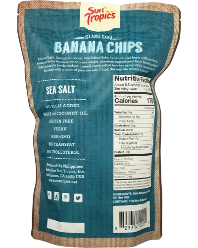 Sun Tropics Banana Chip Sea Salt, 6 Oz - Image 4