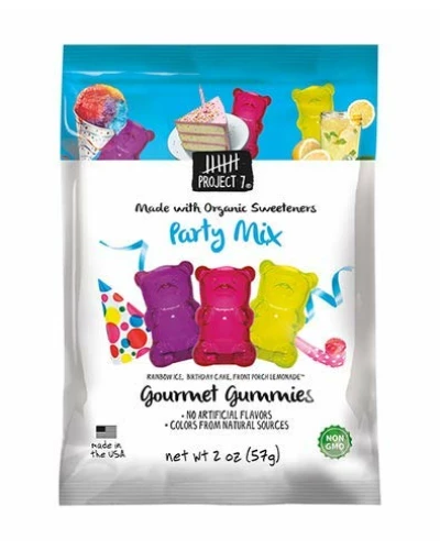 Project 7 Party Mix Gummies, 2 Oz