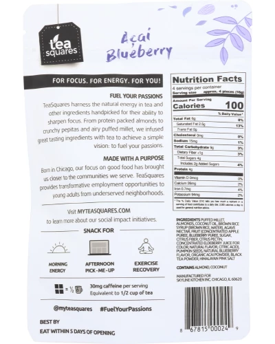 Teasquares Tea Acai Blueberry, 2.25 Oz - Image 2