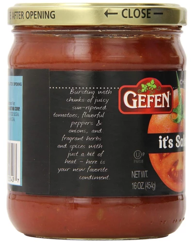 Gefen Mild Salsa, 16 Oz - Image 3