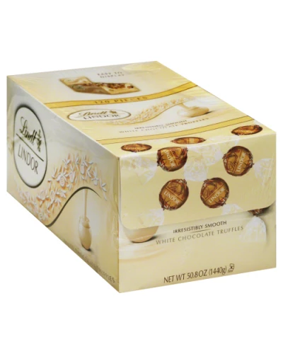 Lindt Chocolate Truffle White, 120 Pc