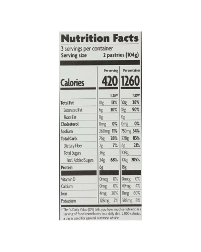 Nature's Path Organic Frosted Toaster Pastries - Wildberry Acai - Case Of 12 - 11 Oz. - Image 3