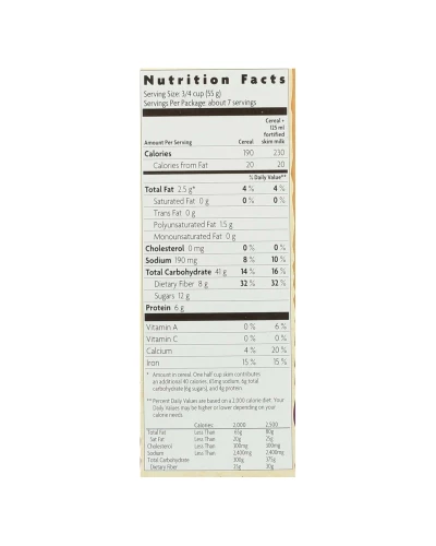 Nature's Path Organic Flax Plus Raisin Bran Cereal - Case Of 12 - 14 Oz. - Image 3