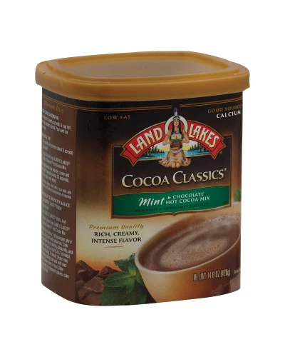 Land O Lakes Cocoa Classics - Mint And Chocolate - Case Of 6 - 14.8 Oz.