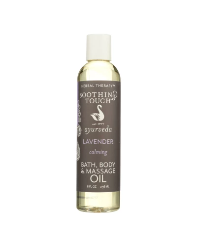Soothing Touch Bath And Body Oil - Lavender - 8 Oz