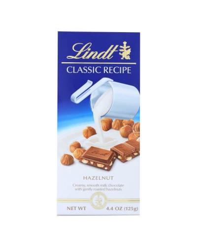 Lindt - Bar Classic Hazelnut - Case Of 12-4.4 Oz