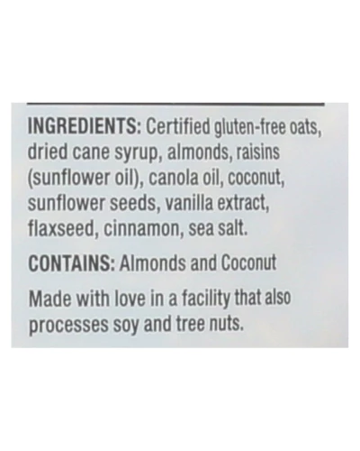 Love Grown Foods Oat Clusters - Raisin Almond Crunch - Case Of 6 - 12 Oz. - Image 2