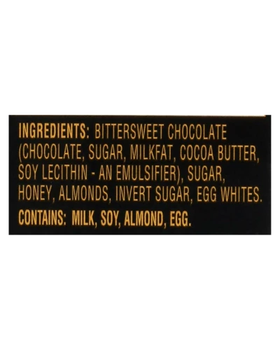Toblerone Sweet Dark Chocolate With Honey & Almond Hougat - Case Of 20 - 3.52 Oz - Image 2