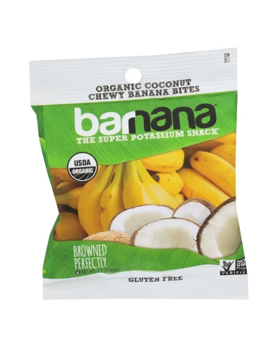 Barnana Organic Chewy Banana Bites - Coconut - Case Of 12 - 1.4 Oz