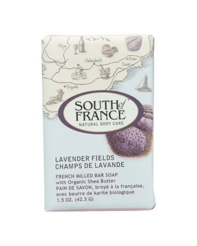 South Of France Bar Soap - Lavender Fields - Travel - 1.5 Oz - Case Of 12