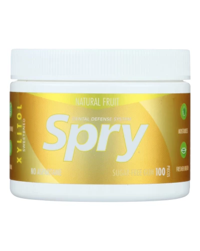 Spry Chewing Gum - Fresh Fruit - 100 Count
