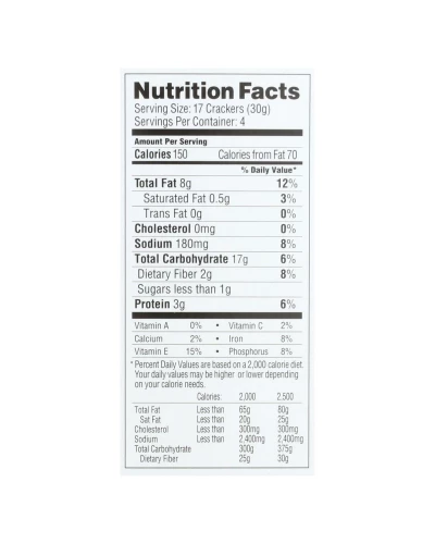Simple Mills Fine Ground Sea Salt Almond Flour Crackers - Case Of 6 - 4.25 Oz. - Image 2