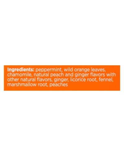Bigelow Tea Tea - Ginger Peach Stedy Stomach - Case Of 6 - 18 Bag - Image 2