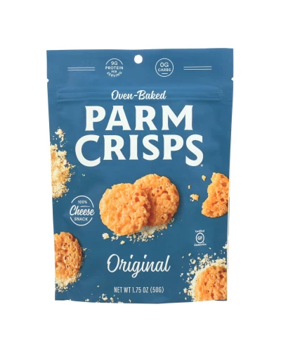 Kitchen Table Bakers Parm Crisps - Original Parmesan - Case Of 12 - 1.75 Oz.