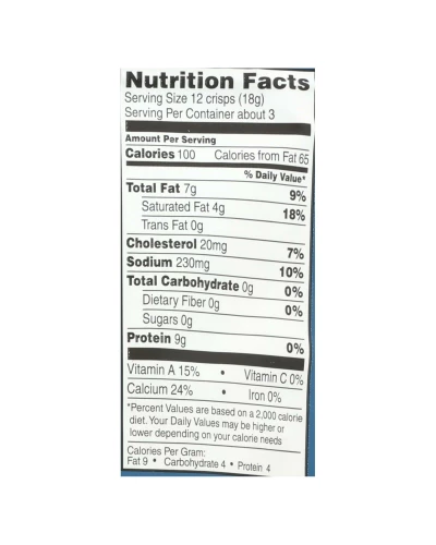 Kitchen Table Bakers Parm Crisps - Original Parmesan - Case Of 12 - 1.75 Oz. - Image 3