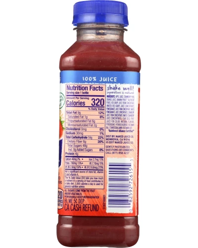 Naked Juice: Boosted Smoothie Red Machine, 15.20 Oz - Image 3