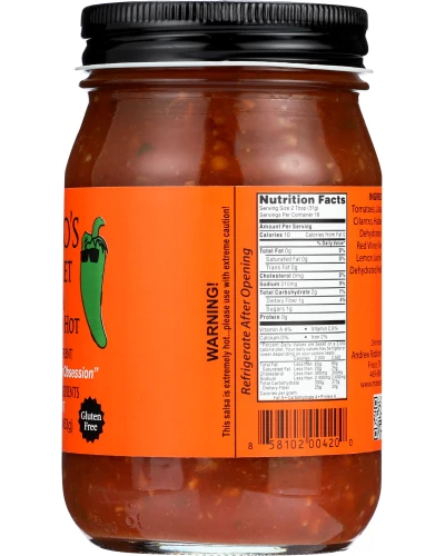 Mateo's: Gourmet Habanero Salsa, 16 Oz - Image 3