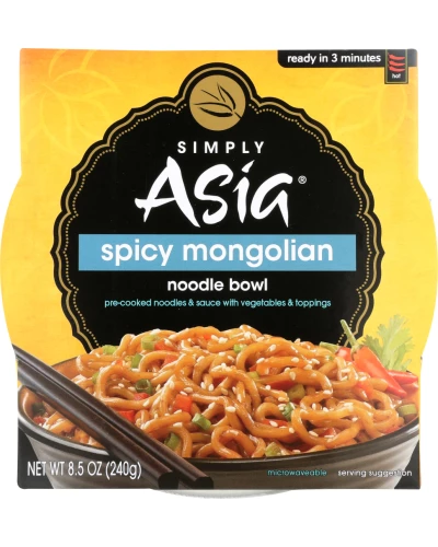 Simply Asia: Spicy Mongolian Noodle Bowl, 8.5 Oz