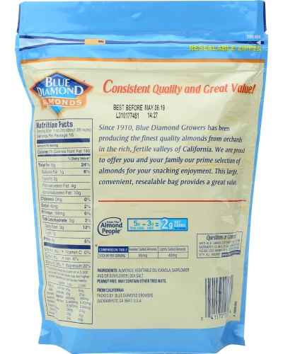 Blue Diamond: Almonds Lightly Salted, 16 Oz - Image 3