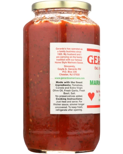 Gerardos: Sauce Marinara, 32 Oz - Image 3