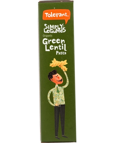 Tolerant: Pasta Rotini Green Lentil Organic, 8 Oz - Image 3
