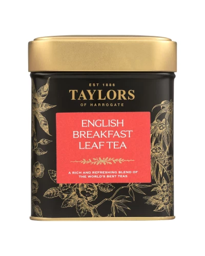 Taylors Of Harrogate English Breakfast Loose Leaf Tea - Case Of 6 - 4.4 Oz