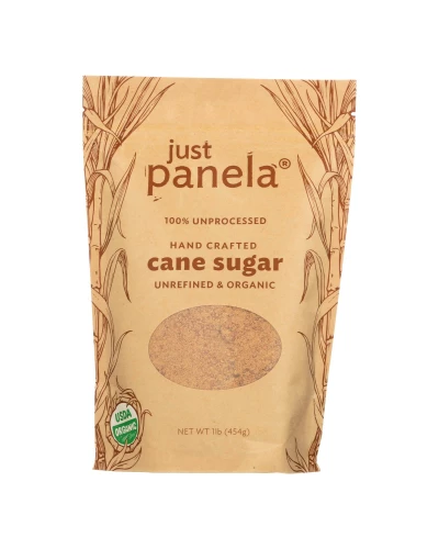 Just Panela Handcrafted Unrefined & Organic Cane Sugar  - Case Of 8 - 16 Oz