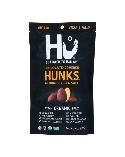 Hu - Hunks Organic Chocolate Cvrd Al/ss - Case Of 6-4 Oz