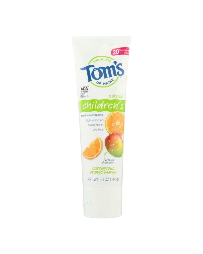 Tom's Of Maine - Tp Kids Orng Mango Ac Fluo - Case Of 6-5.1 Oz
